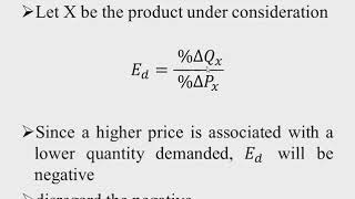 Elasticity Part 1