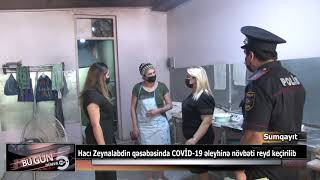 12 08 2021 Sumqayıt Şəhər Hacı Zeynalabdin Qəsəbəsinda Covi̇d 19 Əleyhinə Növbəti Reyd Keçirilib