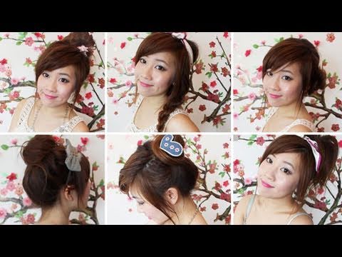 6 Quick Summer Hairstyles
