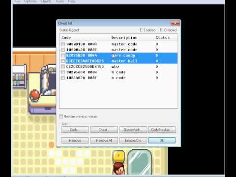 Gameshark Pokemon Emerald Rare Candy Cheat Guide