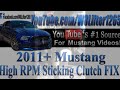2013 Mustang GT High RPM Sticking Clutch Pedal Easy Fix Tutorial! Works for 2011+ Mustangs!