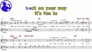 Village People - Ymca Karaoke Version Sheet Music For Players,Chorus Addedye Karaoke