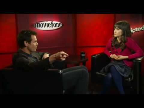 Jim Carrey and Zooey Deschanel Interview on Moviefone