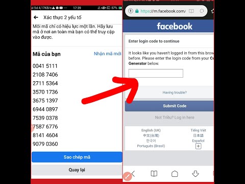 Tạo mã khôi phục login facebook account | Minh kiet tg