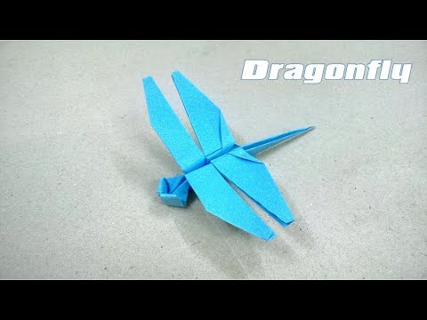 Dragonfly Origami - Hướng dẫn gấp con chuồn chuồn II Tuan Bo TubeHD