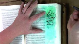 Creating In Faith Ezra 10:4 Bible Journaling Jamie Dougherty