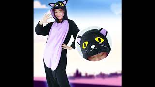 Black Cat Adult Onesies, Costume, Cosplay