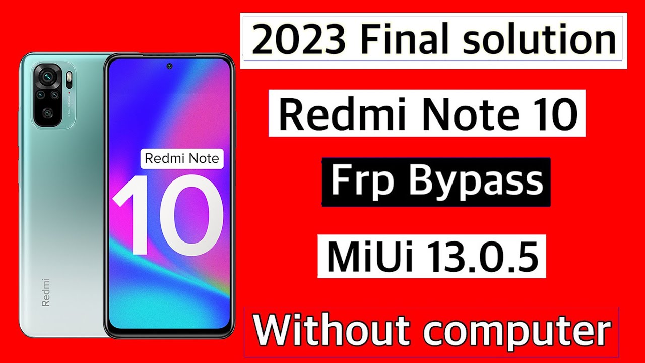 Xiaomi Redmi Note 10 Frp Bypass Miui 13 Without Pc |No Xiaomi Redmi Note 10 Frp Bypass Miui 13 Without Pc |No