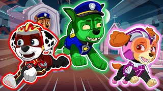 Paw Patrol Ultimate Rescue Chase Turns Giant , What Happened Next? Very Funny Story Rainbow 3