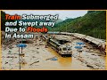Assam Floods I Passenger train toppled at Haflong railway station in devastating Assam flash floods
