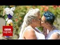 Australia's first same sex wedding takes place - BBC News