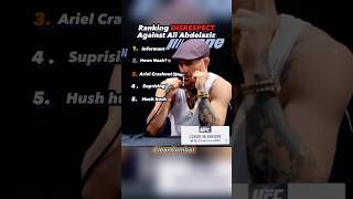 Ranking Ufc Fighters Disrespecting Ali Abdelaziz