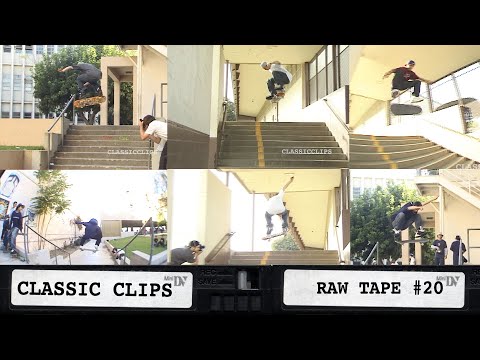 Raw Skateboarding Mini DV Tape #20 Classic Clips Grant Patterson Evan Hernandez