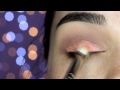 Peach and Purple makeup tutorial