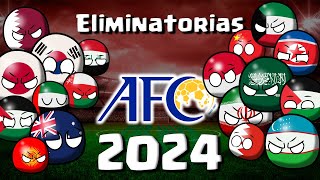 Eliminatorias Asiaticas Afc 2024 - Mundial 2026 Countryballs