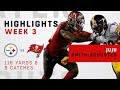 JuJu Smith-Schuster Racks Up 9 Grabs & 116 Yards!