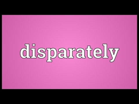 Header of disparately