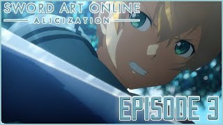 SWORD ART ONLINE ALICIZATION EPISODE 3 FR - L'EPEE ROSE BLEUE | SAO SAISON 3 REVIEW