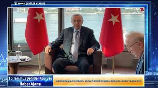 Hurbaşkanı Recep Tayyip Erdoğan, Dünya Yahudi Kongresi Başkanı Lauderi Kabul Etti