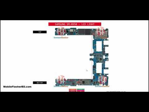 Samsung Galaxy Note 8 SM-N950 LCD Light Problem Repair Samsung Galaxy Note 8 SM-N950 LCD Light Problem Repair