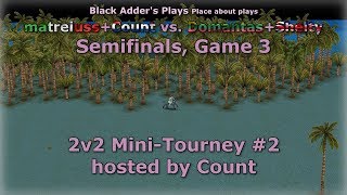 Count's 2v2 Mini-Tourney #2, SF - matreiuss+Count vs. Domantas+Shelty, G3 - Age of Mythology: TT