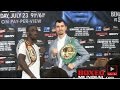 Terence Crawford vs. Viktor Postol Final Pre fight Press Conference