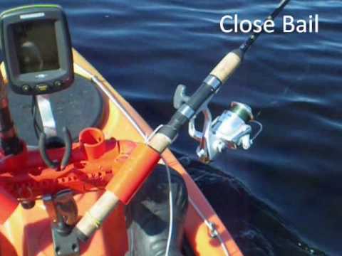 Home Made PVC Rod Holder For Kayak - YouTube