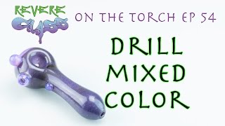 How to Drill Mix Color || REVERE GLASS ||