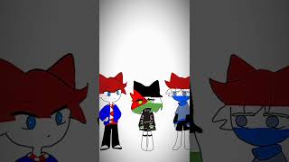 Countryhumans Indonesia X Palestina X Belanda