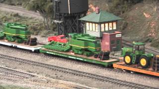 Ralphstrains Military And John Deere Ho Scale Model Train On The CB&W