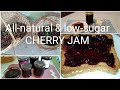 Freshly Picked Cherries Turned into a Homemade All-Natural Cherry Jam