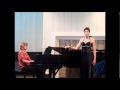 Genevieve Marino performs Le bonheur est chose legere by Saint-Saens