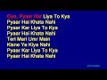 Pyar Kar Liya To Kya - Kishore Kumar Hindi Full Karaoke with Lyrics