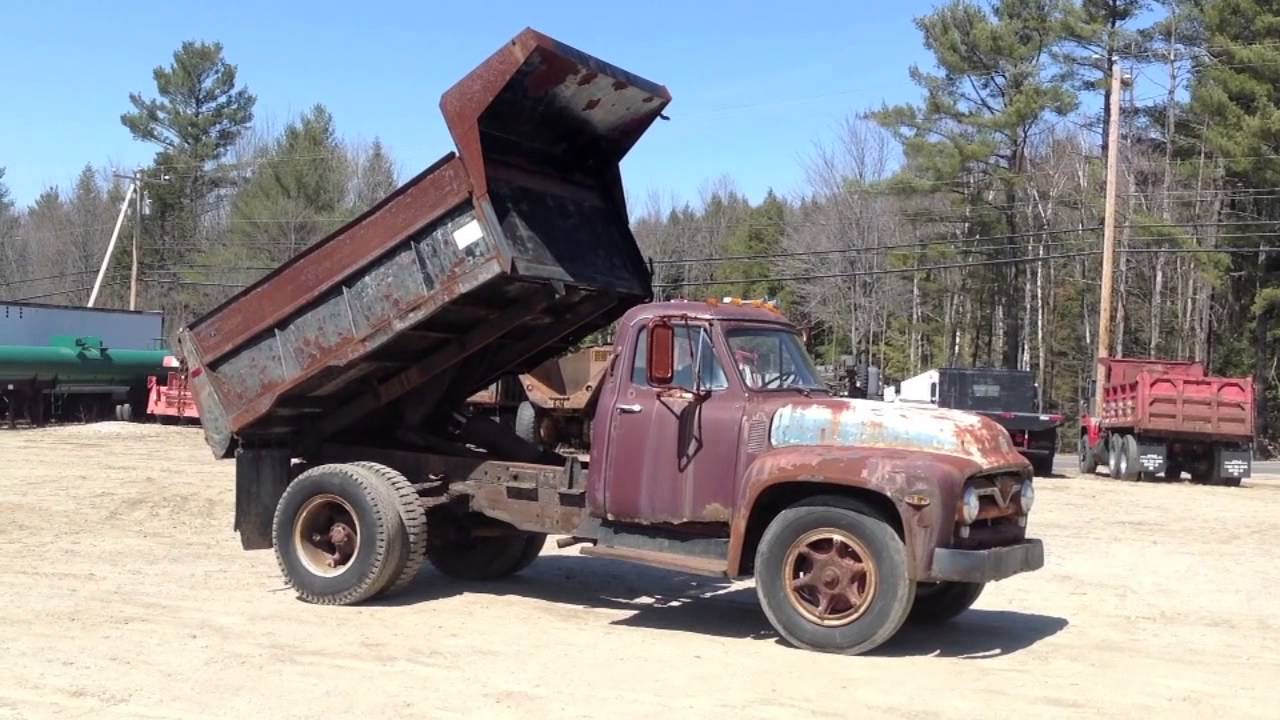 Antique ford dump truck #10