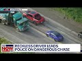 Crazy police chase disrupts Monday morning commute in LA  | LiveNOW from FOX