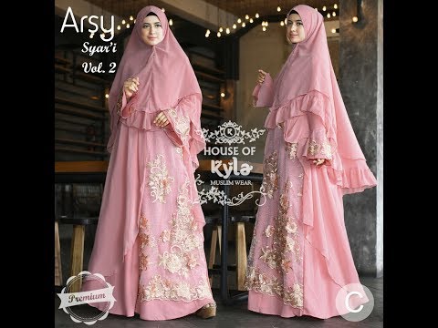 Foto Gamis Syari Elzatta Terbaru