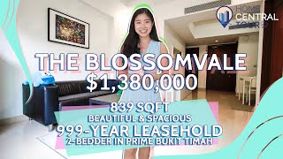 Singapore Condo Property Tour: The Blossomvale - 999-Year Leasehold 2 Bedder In Prime Bukit Timah