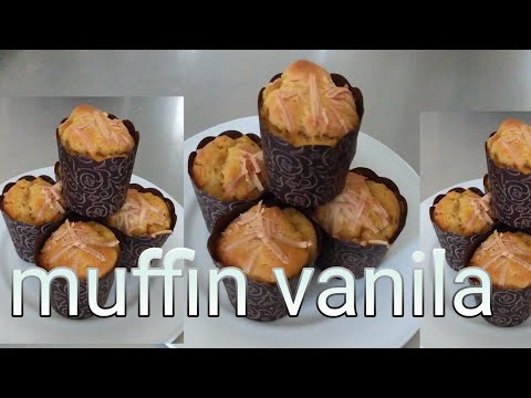 Cara membuat cake muffin vanilla