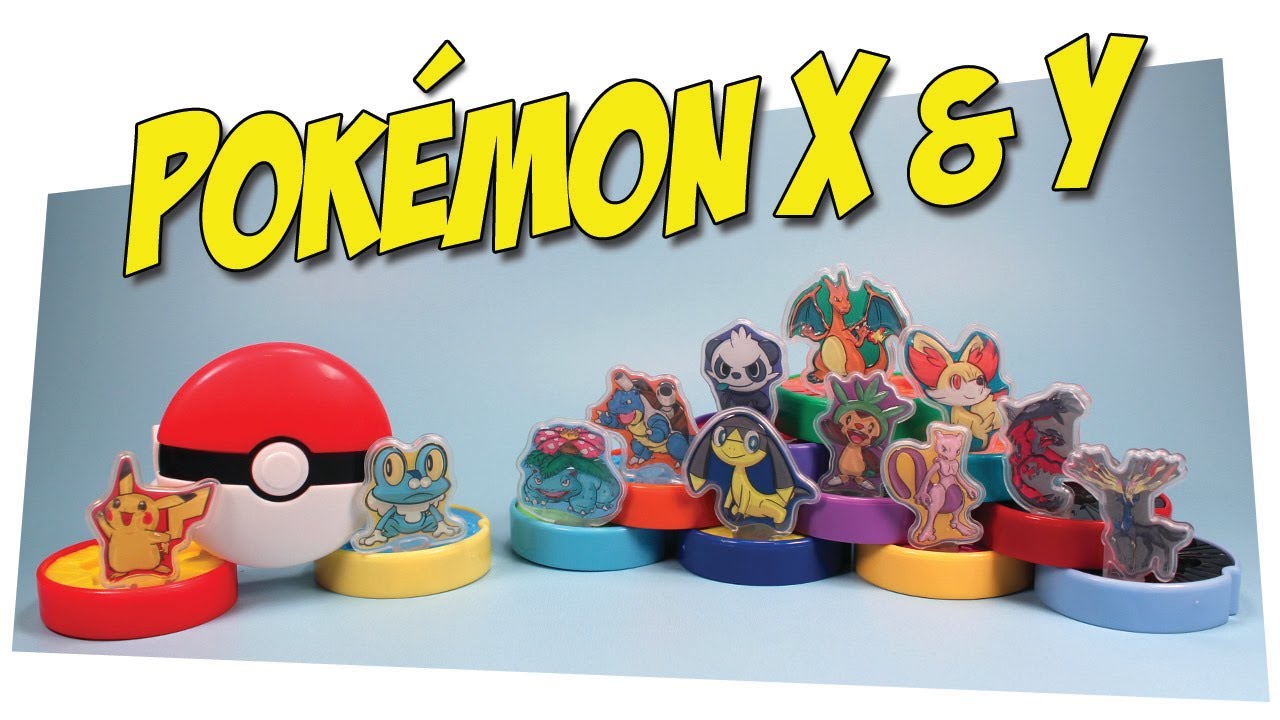 McDonald s Pokemon X and Y Happy Meal Toys Collection watch v= ppAuooK17c