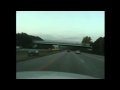 Car going 100+ mph goes airborn into bridge...