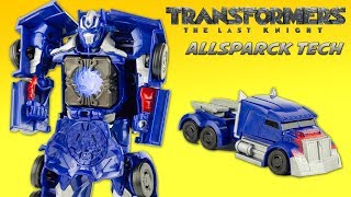 Transformers Allspark Tech Optimus Prime The Last Knight TLK Interactif Jouet Toy Review Hasbro