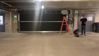 Featured Installation- Tnr Hdlh Low Headroom Rolling Rubber Door
