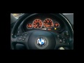 2004 BMW 330xi 3 series E46 dashboard yellow light warning on Low brake pads / Rotors