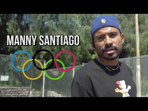 MANNY SANTIAGO OLYMPIC SKATEBOARDER & BACK YARD SKATE BATTLE !!! - NKA VIDS -