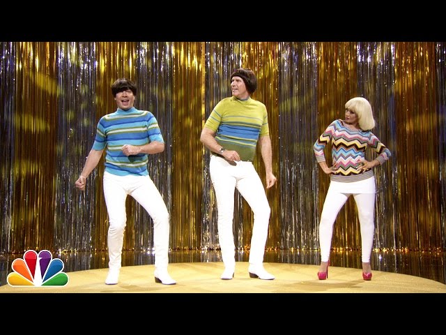 Jimmy Fallon, Will Ferrell, Christina Aguilera Do The Tight Pants Dance - Video
