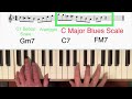 How To Play Bebop Jazz Piano Lesson 23 Major and Minor Blues Scales