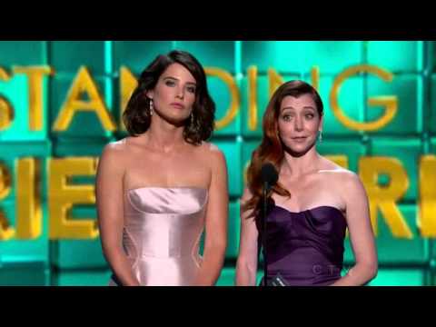 Alyson Hannigan and Cobie Smulders at 65th Annual Primetime Emmy Awards 2013
