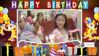 Selamat ulang tahun Cessa ke 7 ☺☺ Happy Birthday Cessa 7th UNICORN CAKE ☺☺ PIZZA HUT