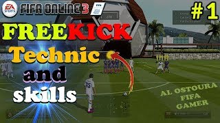 HOW TO SHOOT FREE KICK IN FIFA ONLINE 3 - FO3 TUTORIAL (Technic - Tricks - skills )..⚽⚽😉 !!