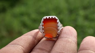 Sardonyx Stone Ring, Gemstones